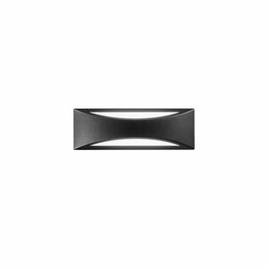 FANEUROPE Venkovní nástěnné svítidlo LED WEISS hliník černá 16W 1800lm CCT IP54 35x12x11, 3 cm obraz