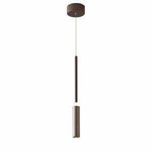 FANEUROPE Závěsné LED svítidlo CANDLE bronz, 7 W, 720 lm, 4000 K, 140x4 cm obraz
