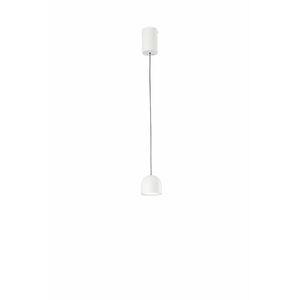 FANEUROPE Závěsné LED svítidlo Yoyo (bílé, kov + akryl), 6 W, 3000 K, pr. 9, 7 x 200cm obraz