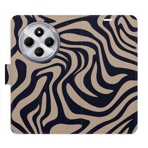 Flipové pouzdro iSaprio - Zebra Black 02 - Xiaomi Redmi 14C / Poco C75 obraz