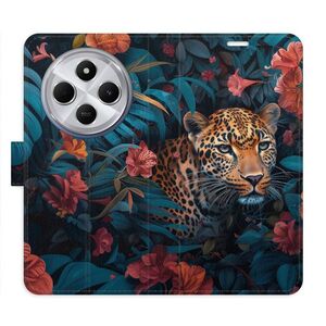 Flipové pouzdro iSaprio - Flower Jaguar 02 - Xiaomi Redmi 14C / Poco C75 obraz