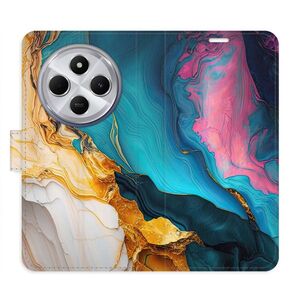 Flipové pouzdro iSaprio - Colourful Marble - Xiaomi Redmi 14C / Poco C75 obraz