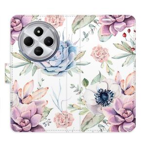 Flipové pouzdro iSaprio - Succulents Pattern - Xiaomi Redmi 14C / Poco C75 obraz
