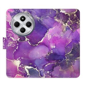 Flipové pouzdro iSaprio - Purple Marble - Xiaomi Redmi 14C / Poco C75 obraz