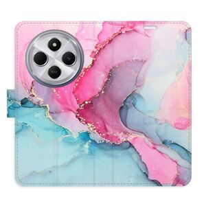 Flipové pouzdro iSaprio - PinkBlue Marble - Xiaomi Redmi 14C / Poco C75 obraz