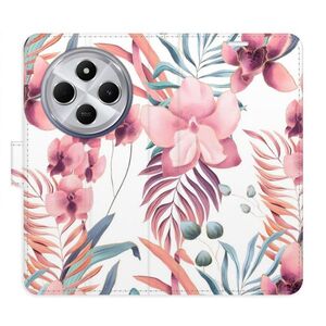 Flipové pouzdro iSaprio - Pink Flowers 02 - Xiaomi Redmi 14C / Poco C75 obraz