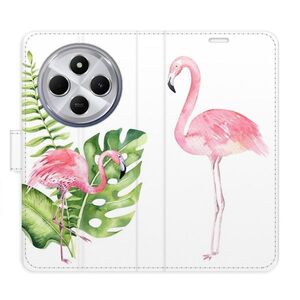 Flipové pouzdro iSaprio - Flamingos - Xiaomi Redmi 14C / Poco C75 obraz