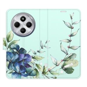 Flipové pouzdro iSaprio - Blue Flowers - Xiaomi Redmi 14C / Poco C75 obraz