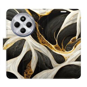 Flipové pouzdro iSaprio - BlackGold Marble - Xiaomi Redmi 14C / Poco C75 obraz