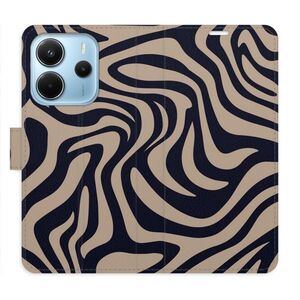 Flipové pouzdro iSaprio - Zebra Black 02 - Xiaomi Redmi Note 14 obraz