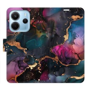 Flipové pouzdro iSaprio - Dark Marble - Xiaomi Redmi Note 14 obraz