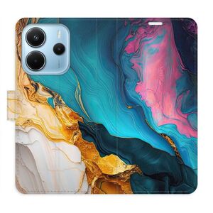 Flipové pouzdro iSaprio - Colourful Marble - Xiaomi Redmi Note 14 obraz