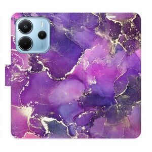 Flipové pouzdro iSaprio - Purple Marble - Xiaomi Redmi Note 14 obraz
