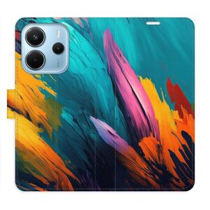 Flipové pouzdro iSaprio - Orange Paint 02 - Xiaomi Redmi Note 14 obraz