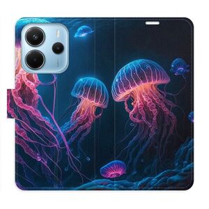 Flipové pouzdro iSaprio - Jellyfish - Xiaomi Redmi Note 14 obraz