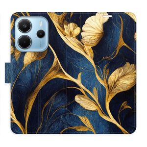 Flipové pouzdro iSaprio - GoldBlue - Xiaomi Redmi Note 14 obraz