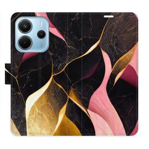 Flipové pouzdro iSaprio - Gold Pink Marble 02 - Xiaomi Redmi Note 14 obraz