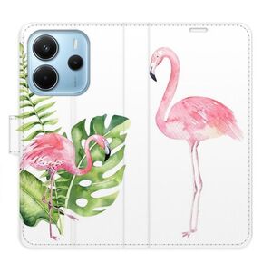 Flipové pouzdro iSaprio - Flamingos - Xiaomi Redmi Note 14 obraz