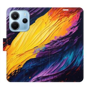 Flipové pouzdro iSaprio - Fire Paint - Xiaomi Redmi Note 14 obraz