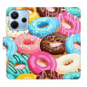 Flipové pouzdro iSaprio - Donuts Pattern 02 - Xiaomi Redmi Note 14 obraz