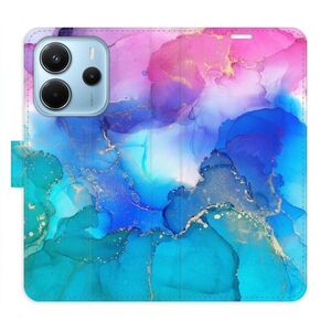 Flipové pouzdro iSaprio - BluePink Paint - Xiaomi Redmi Note 14 obraz
