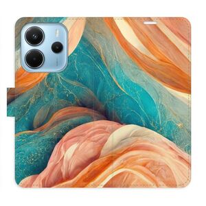 Flipové pouzdro iSaprio - Blue and Orange - Xiaomi Redmi Note 14 obraz