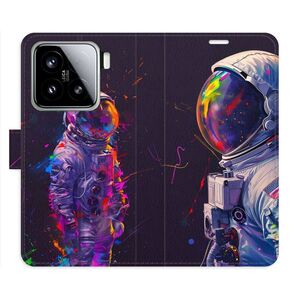 Flipové pouzdro iSaprio - Neon Astronaut 02 - Xiaomi 15 obraz
