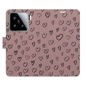 Flipové pouzdro iSaprio - Heart Dark 02 - Xiaomi 15 obraz