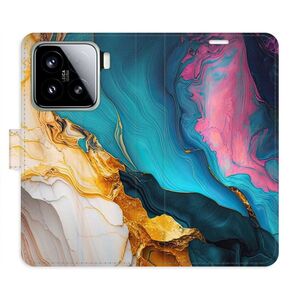 Flipové pouzdro iSaprio - Colourful Marble - Xiaomi 15 obraz