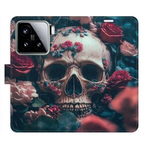Flipové pouzdro iSaprio - Skull in Roses 02 - Xiaomi 15 obraz