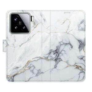 Flipové pouzdro iSaprio - SilverMarble 15 - Xiaomi 15 obraz