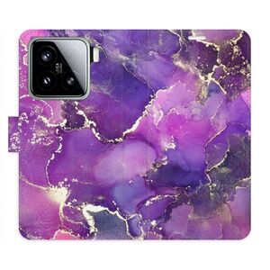 Flipové pouzdro iSaprio - Purple Marble - Xiaomi 15 obraz