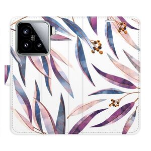 Flipové pouzdro iSaprio - Ornamental Leaves - Xiaomi 15 obraz