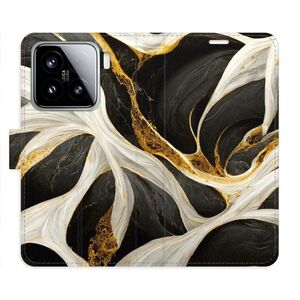 Flipové pouzdro iSaprio - BlackGold Marble - Xiaomi 15 obraz