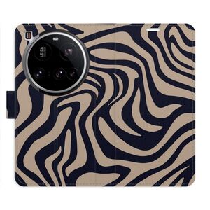 Flipové pouzdro iSaprio - Zebra Black 02 - Xiaomi 15 Ultra obraz