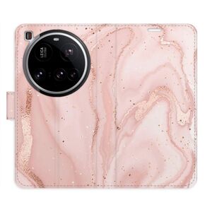 Flipové pouzdro iSaprio - RoseGold Marble - Xiaomi 15 Ultra obraz