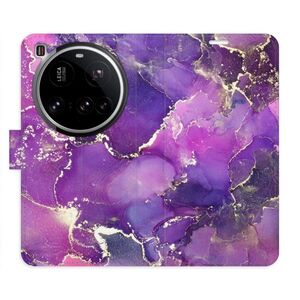 Flipové pouzdro iSaprio - Purple Marble - Xiaomi 15 Ultra obraz