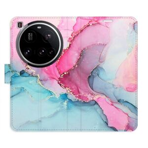 Flipové pouzdro iSaprio - PinkBlue Marble - Xiaomi 15 Ultra obraz