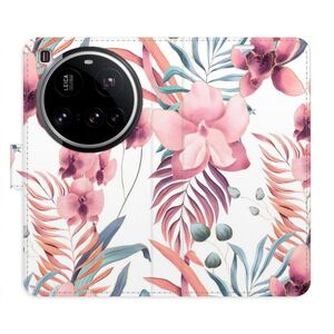 Flipové pouzdro iSaprio - Pink Flowers 02 - Xiaomi 15 Ultra obraz