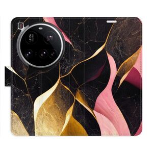 Flipové pouzdro iSaprio - Gold Pink Marble 02 - Xiaomi 15 Ultra obraz