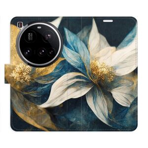 Flipové pouzdro iSaprio - Gold Flowers - Xiaomi 15 Ultra obraz