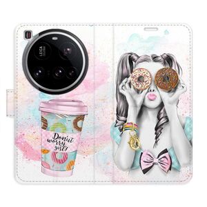 Flipové pouzdro iSaprio - Donut Worry Girl - Xiaomi 15 Ultra obraz