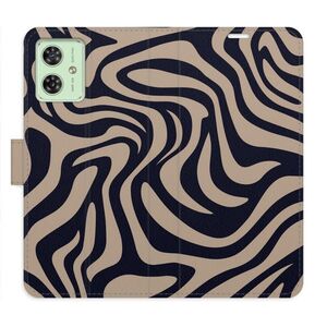 Flipové pouzdro iSaprio - Zebra Black 02 - Motorola Moto G54 5G / G54 5G Power Edition obraz