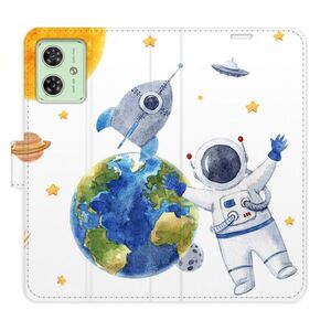 Flipové pouzdro iSaprio - Space 06 - Motorola Moto G54 5G / G54 5G Power Edition obraz