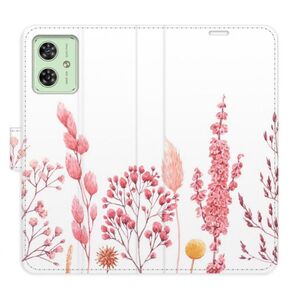 Flipové pouzdro iSaprio - Pink Flowers 03 - Motorola Moto G54 5G / G54 5G Power Edition obraz
