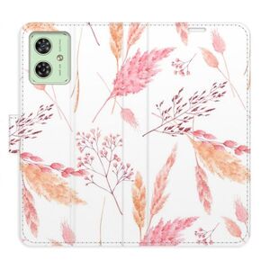 Flipové pouzdro iSaprio - Ornamental Flowers - Motorola Moto G54 5G / G54 5G Power Edition obraz