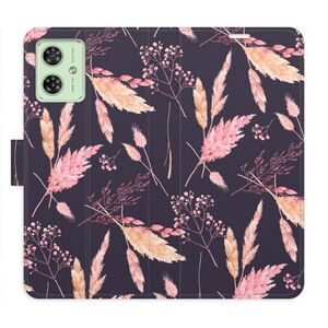 Flipové pouzdro iSaprio - Ornamental Flowers 02 - Motorola Moto G54 5G / G54 5G Power Edition obraz