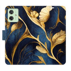 Flipové pouzdro iSaprio - GoldBlue - Motorola Moto G54 5G / G54 5G Power Edition obraz