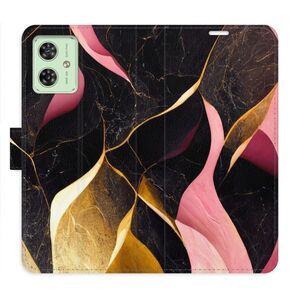 Flipové pouzdro iSaprio - Gold Pink Marble 02 - Motorola Moto G54 5G / G54 5G Power Edition obraz