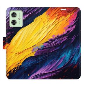 Flipové pouzdro iSaprio - Fire Paint - Motorola Moto G54 5G / G54 5G Power Edition obraz